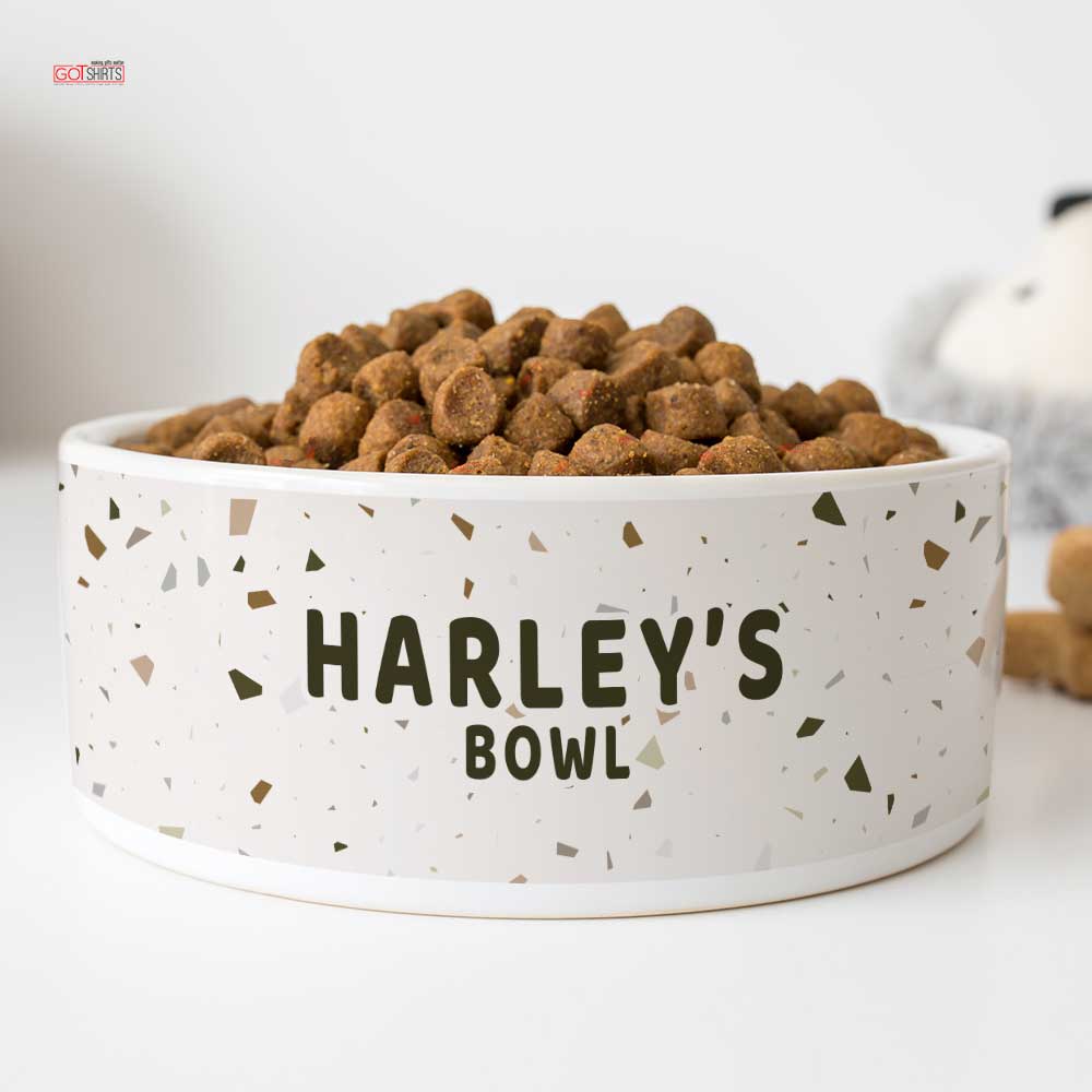 Marble Pattern - Pet Ceramic Bowl - GOTShirts