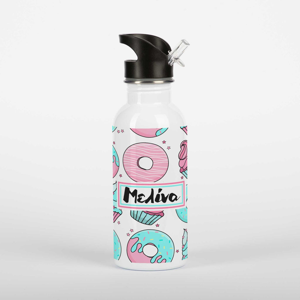 Donuts - Stainless Steel Water Bottle 600ml