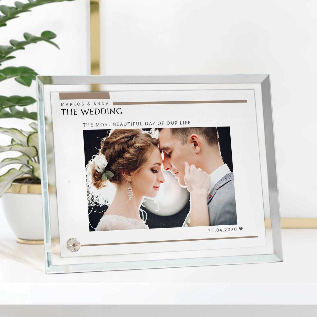 The Wedding - Crystal Photo Display - GOTShirts