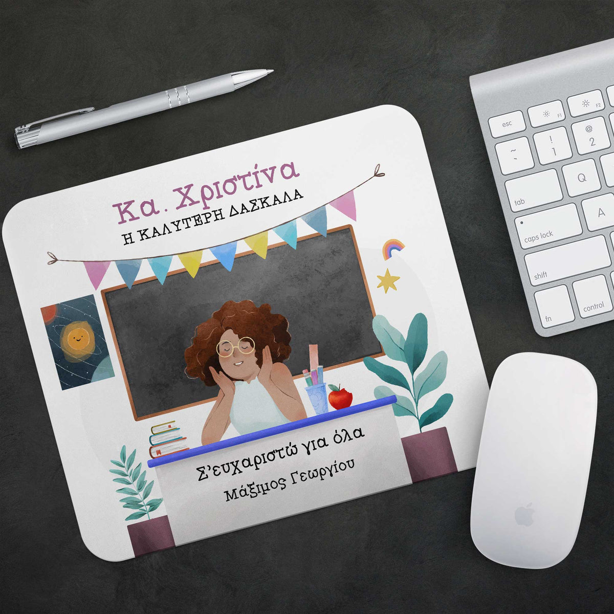 The Best Teacher, Thanks For Everything - Mousepad - GOTShirts