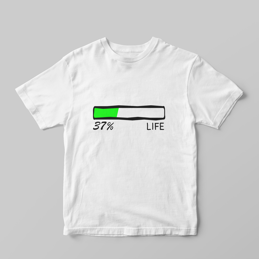 Life Percentage T-Shirt – GOTShirts - Making Gifts Matter