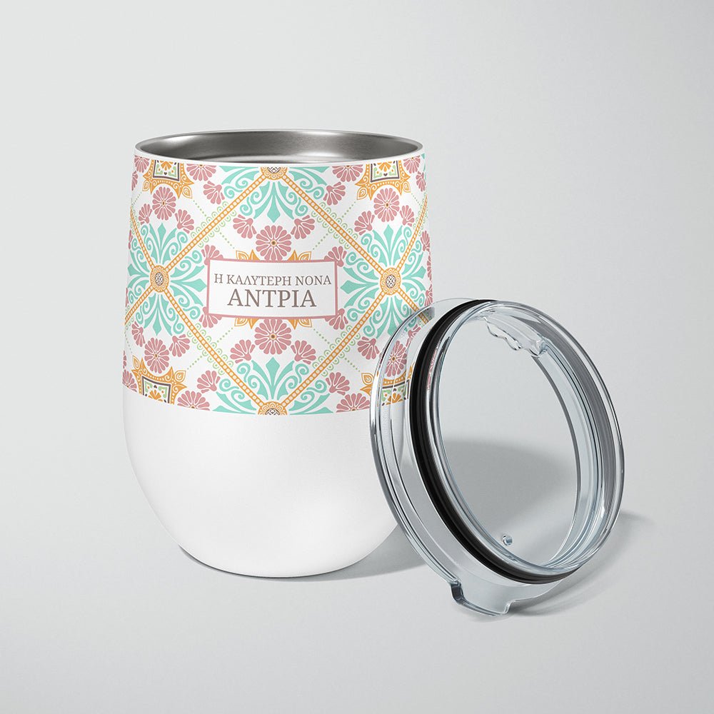 Best Godmother - Stainless Steel White Mug - GOTShirts