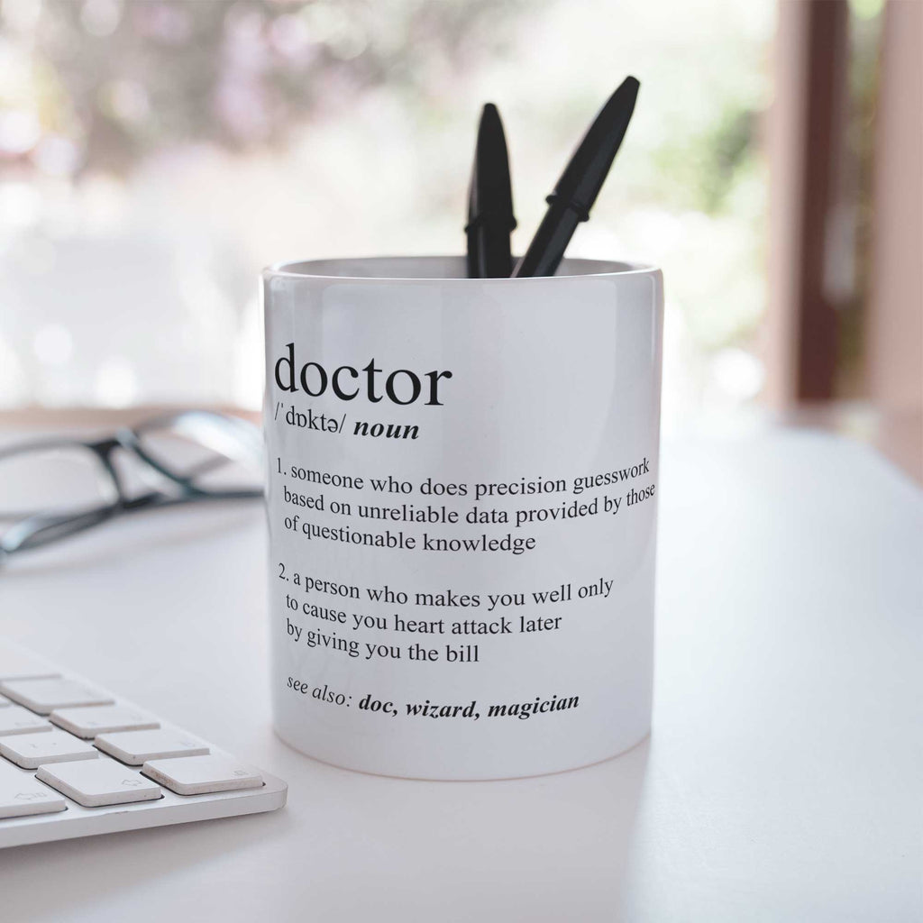 Doctor Definition - Ceramic Pencil Holder