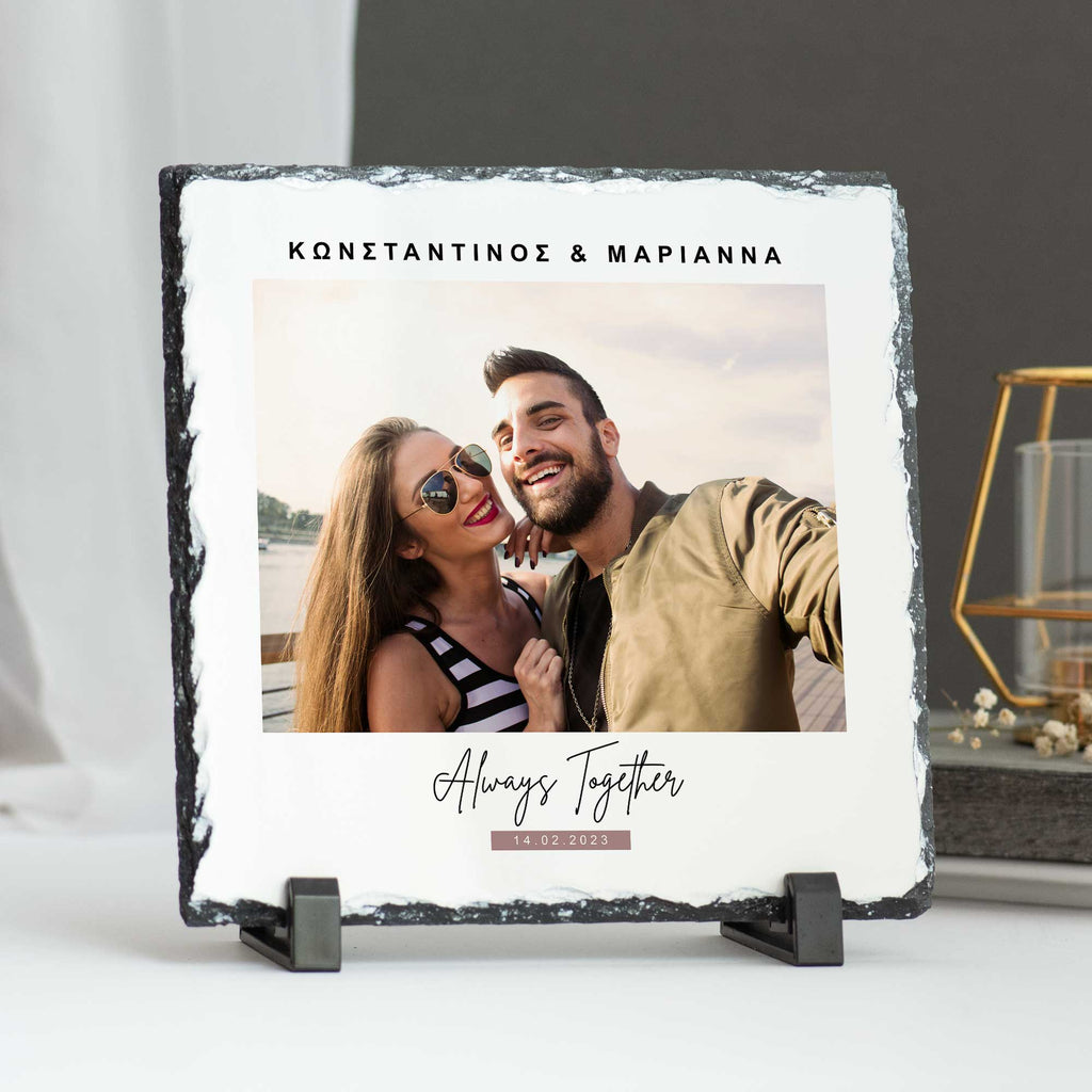 Always Together - Rock Photo Slate Square - GOTShirts