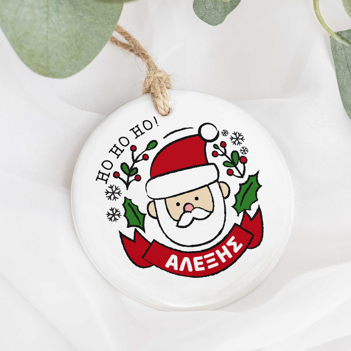 Santa Claus - Ceramic Ornament - GOTShirts