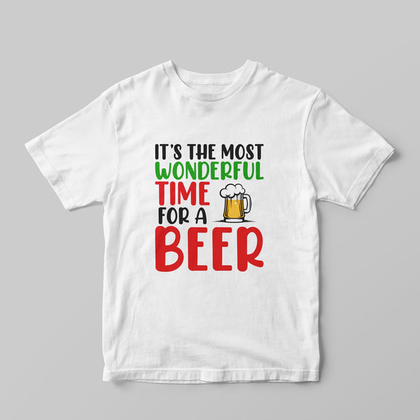 Most Wonderful Time For A Beer - Regular Fit T-shirt - GOTShirts