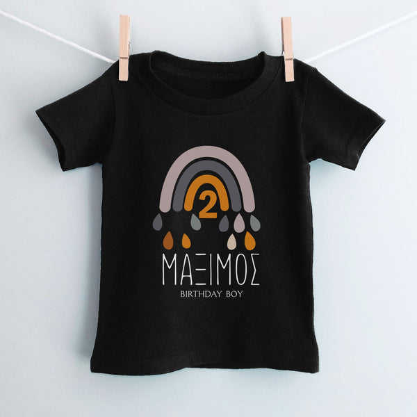 Rainbow Birthday Boy Birthday T-Shirt - GOTShirts