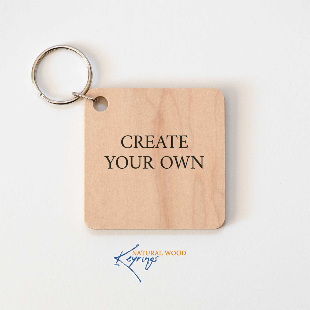 Natural Wood Keyring - GOTShirts
