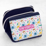 Girl Animals Pattern - Kid's Jean Wallet - GOTShirts