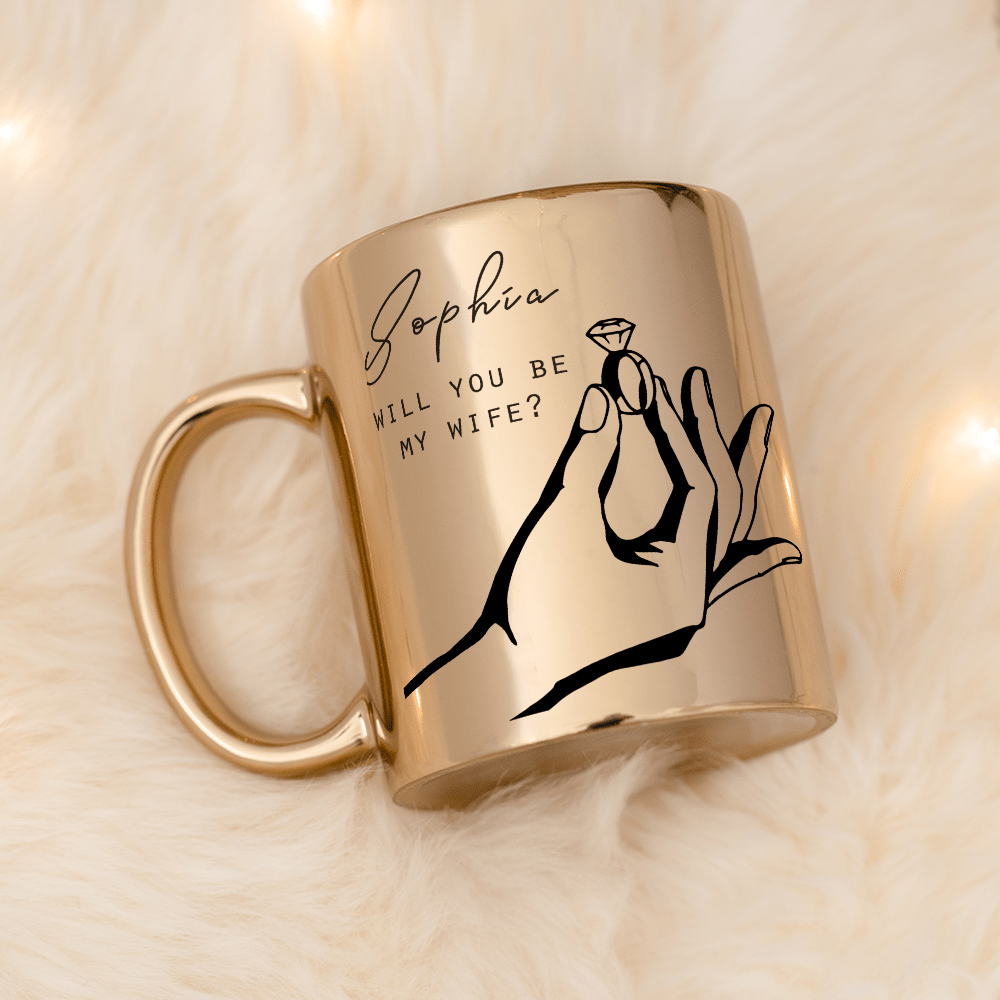 Will You Be My Wife Mirror Mug - GOTShirts