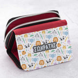 Boy Animals Pattern - Kid's Jean Wallet - GOTShirts