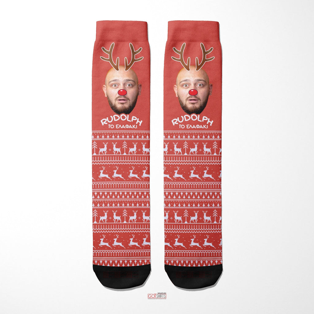 Rudolph The Red Nose Reindeer - Socks - GOTShirts