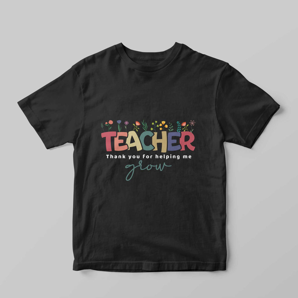 Teacher Flowers T-Shirt - GOTShirts