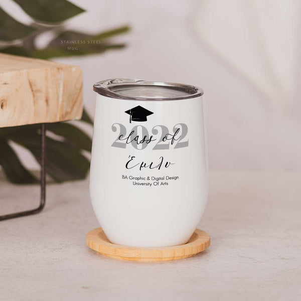 Class Of - Stainless Steel White Mug - GOTShirts