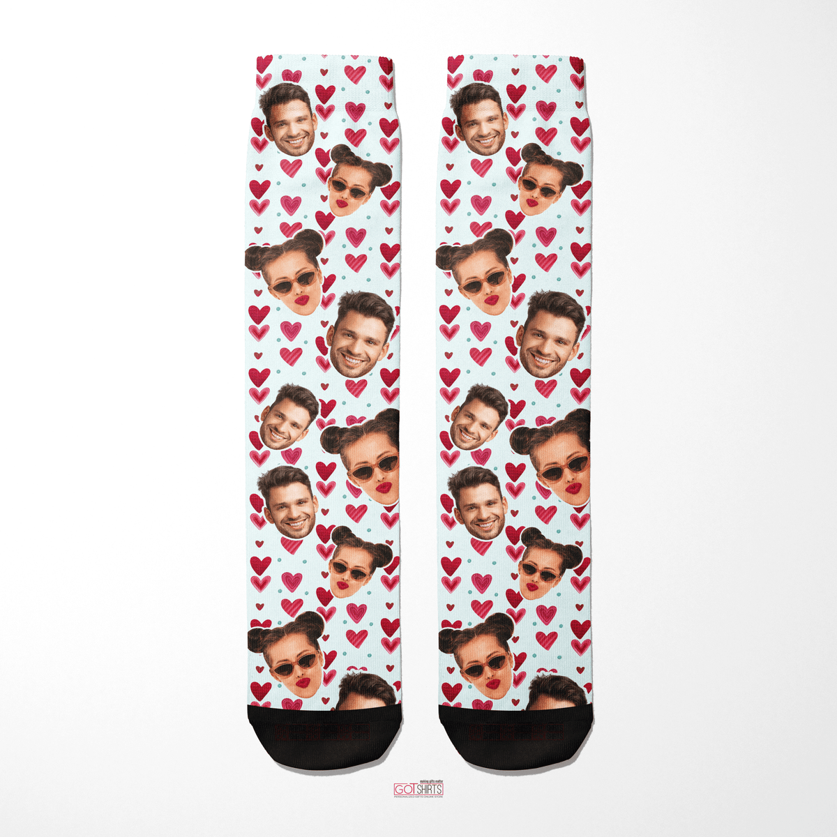 Hearts Pattern - Socks - GOTShirts