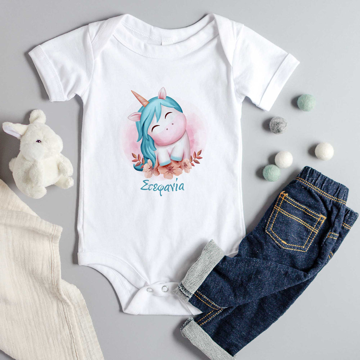 Cute Unicorn - Baby Onesie - GOTShirts