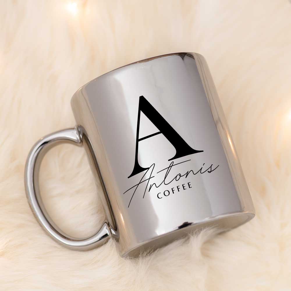Name & Letter Mirror Mug - GOTShirts