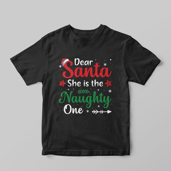 She Is The Naughty One - Regular Fit T-shirt - GOTShirts