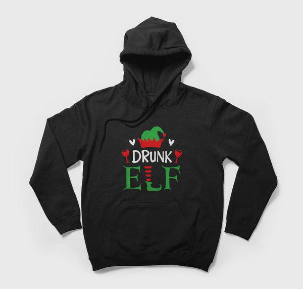Drunk Elf - Hoodie - GOTShirts