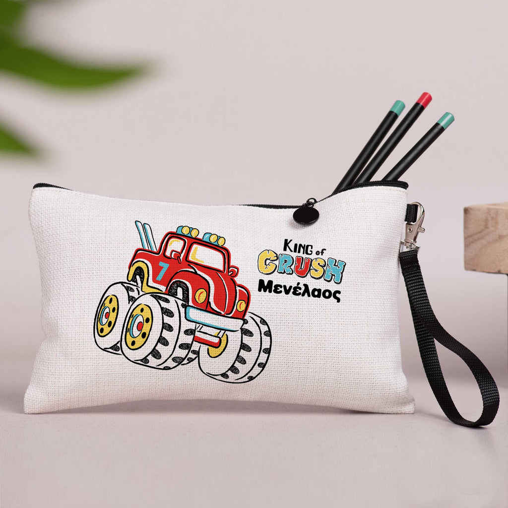Car - Linen Pencil Case - GOTShirts