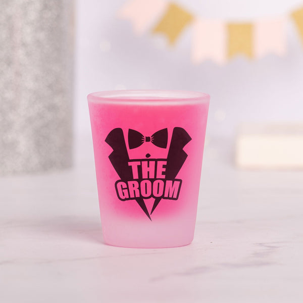 The Groom Tuxedo - Frosted Shot Glass - GOTShirts