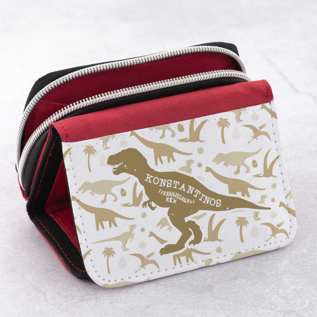 T - Rex Pattern - Kid's Jean Wallet - GOTShirts