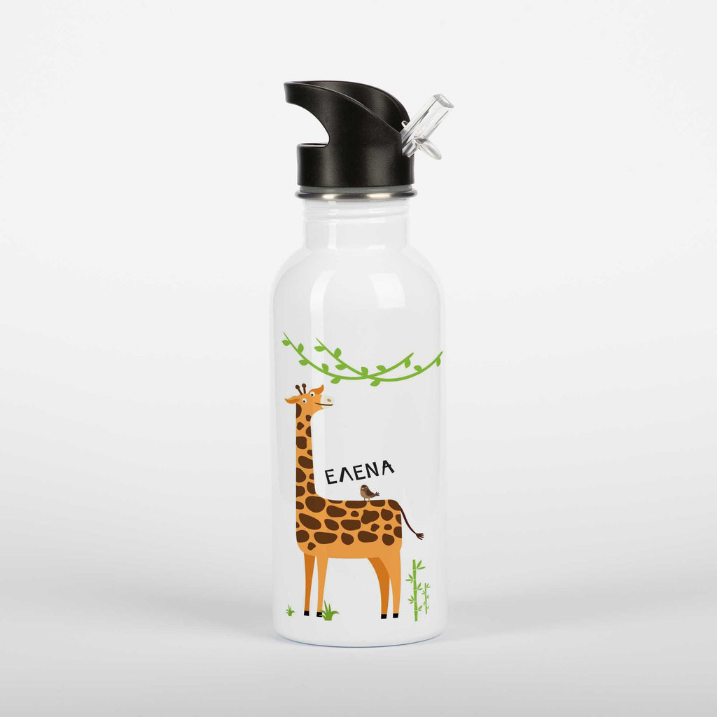 Giraffe - Stainless Steel Water Bottle 600ml