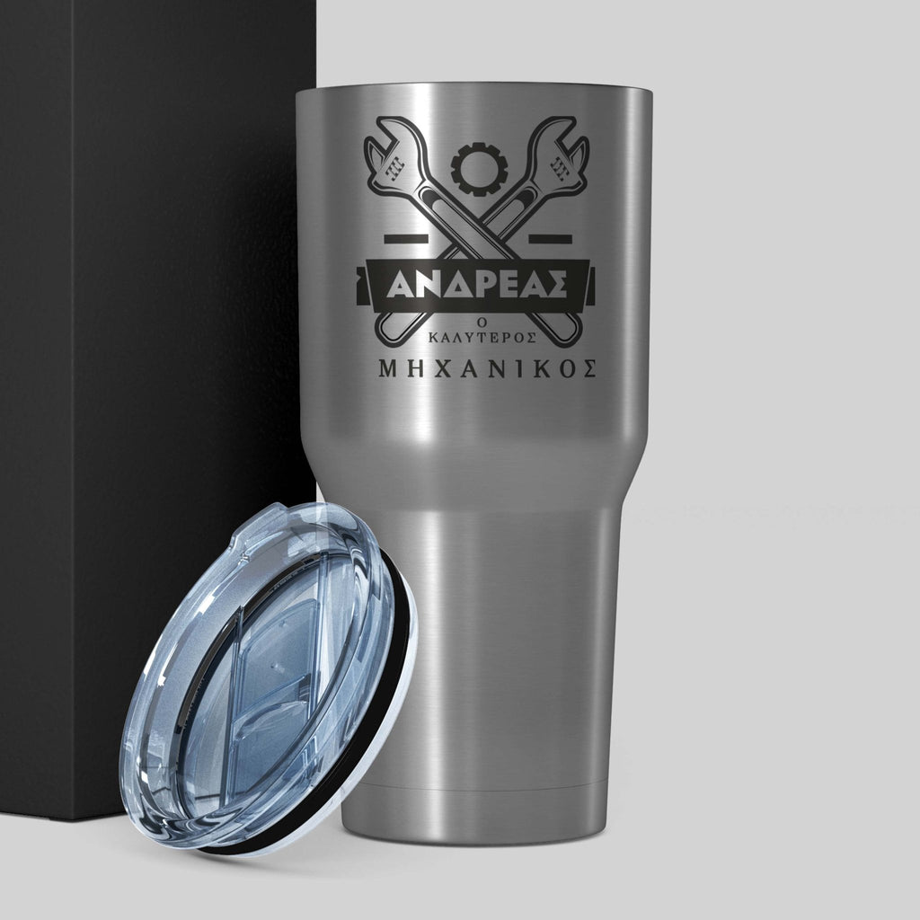 Best Mechanic - GIGA Stainless Steel Thermos 880ml - GOTShirts