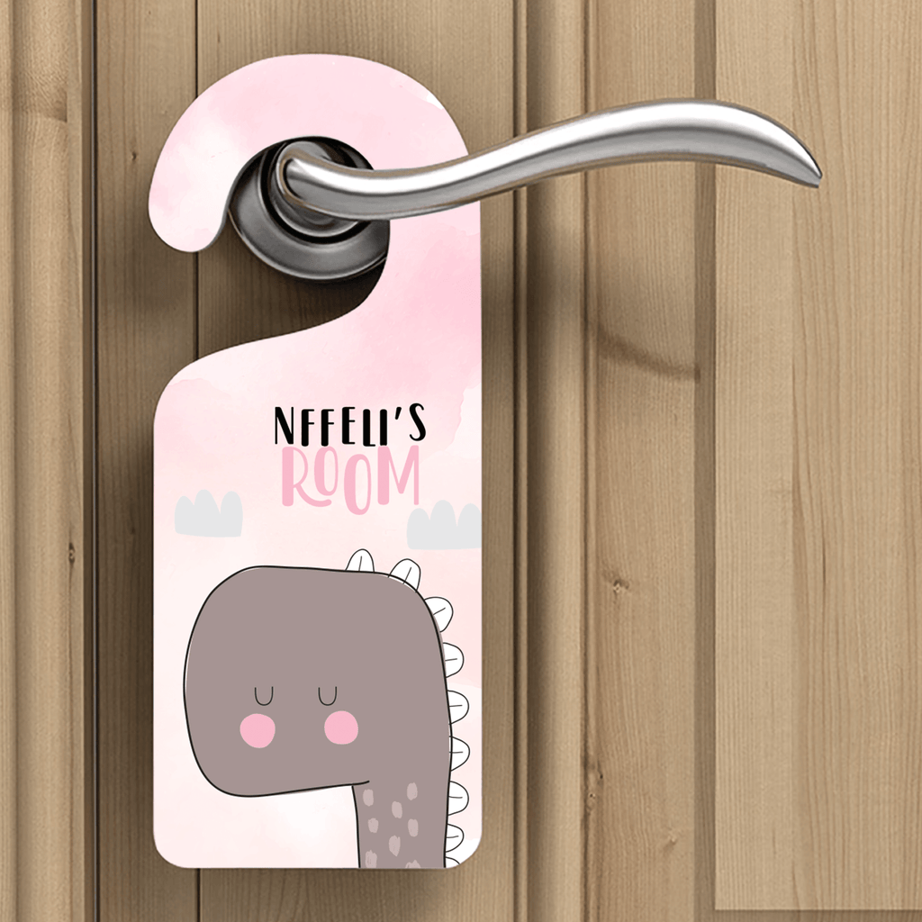 Pink Dino - Door Hanger - GOTShirts