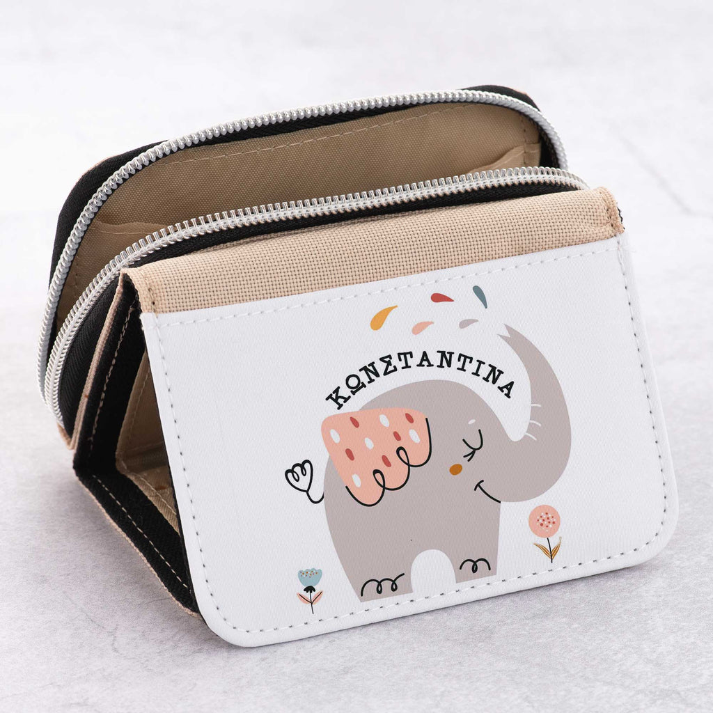 Cute Elephant - Kid's Jean Wallet - GOTShirts