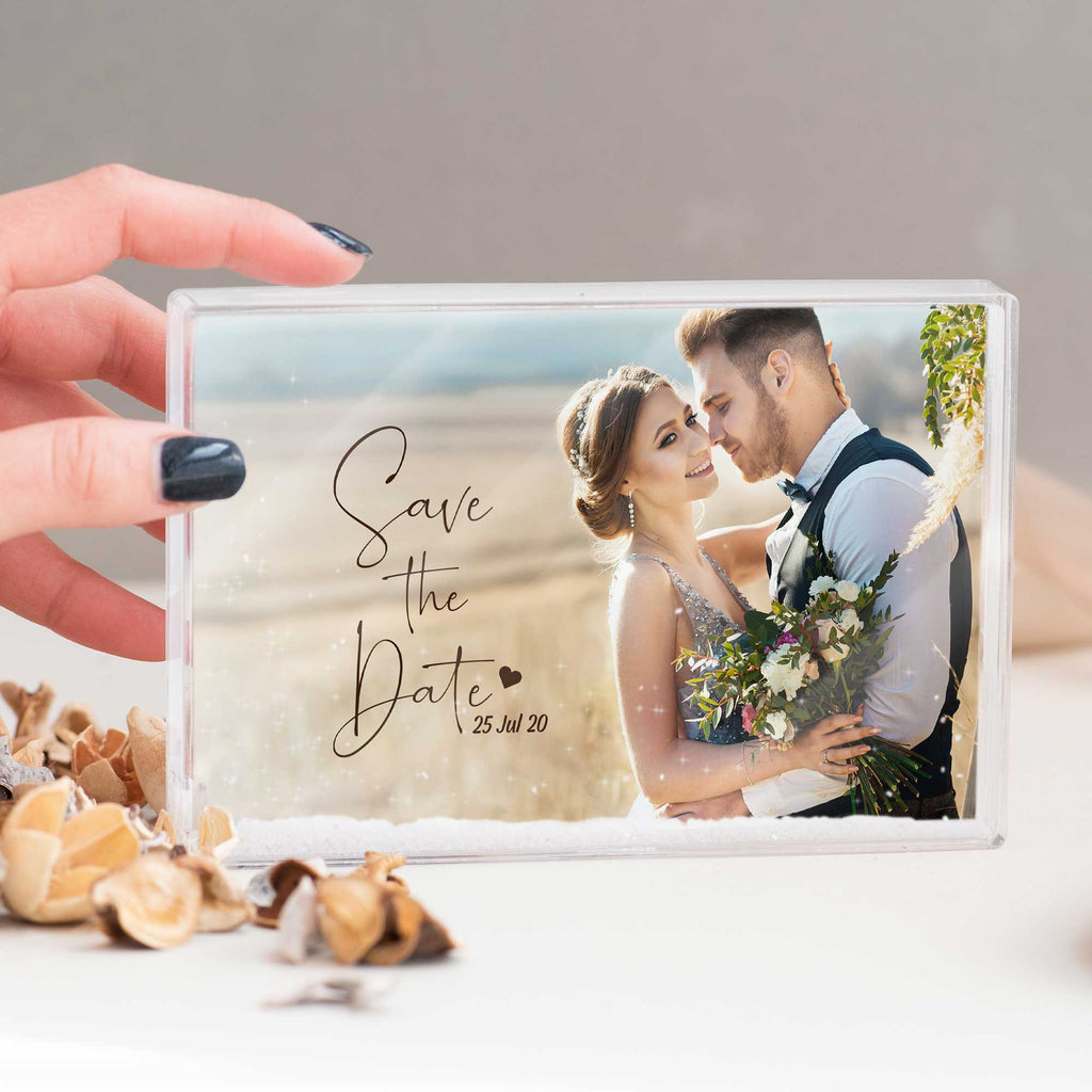 Save The Date - Acrylic Photo Block - GOTShirts
