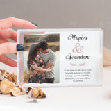 Christmas Couple - Acrylic Photo Block - GOTShirts