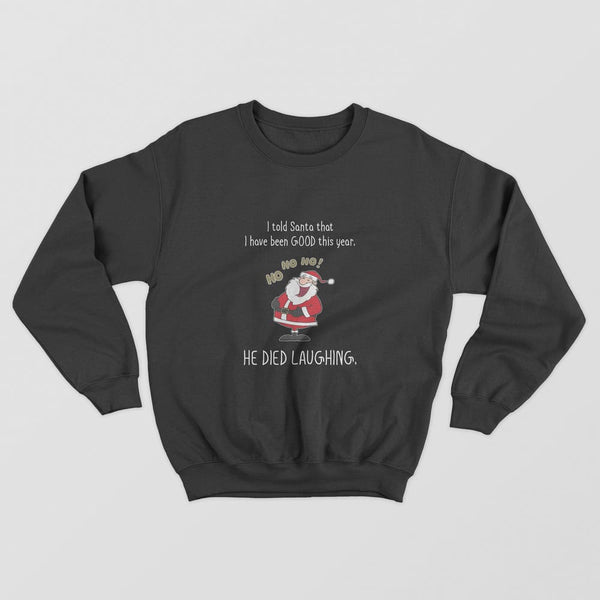I Told Santa Sweatshirt - GOTShirts