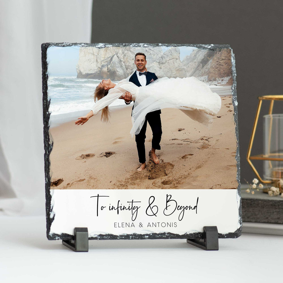To Infinity & Beyond - Rock Photo Slate Square - GOTShirts