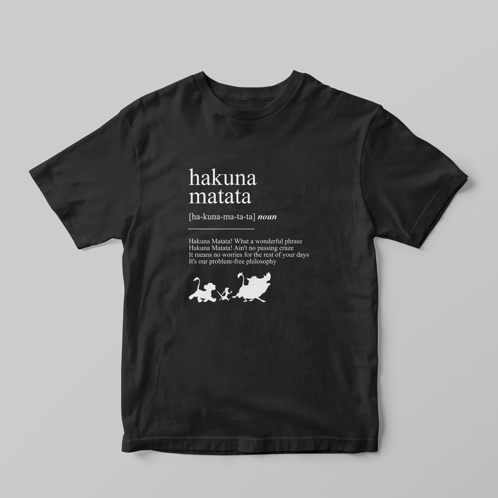 Hakuna Matata Definition T-Shirt