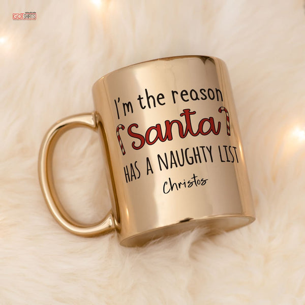 Naughty List - Mirror Mug - GOTShirts