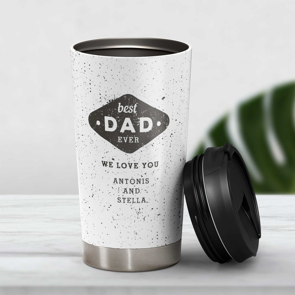 Best Dad Ever - Stainless Steel Travel Mug