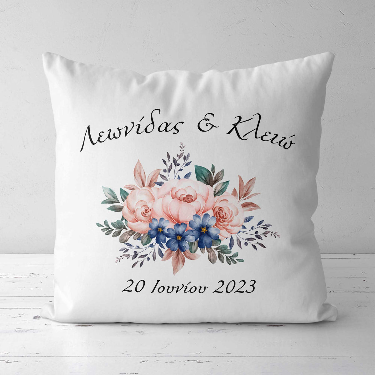 Flowers - White Pillow - GOTShirts