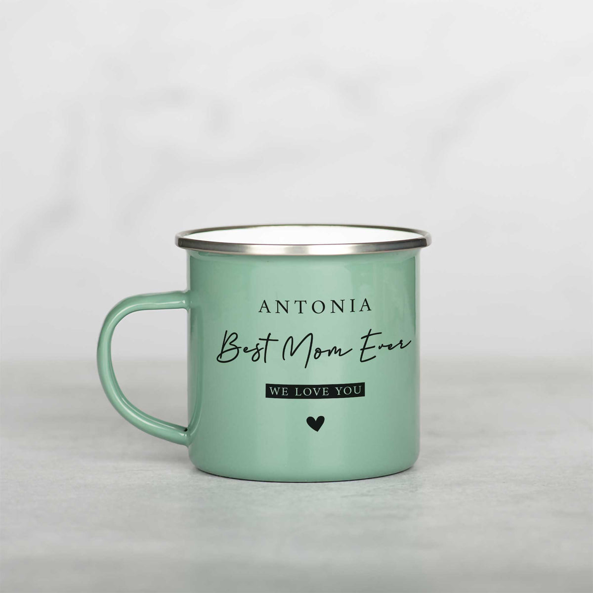 Best Mom Ever - Colored Enamel Stainless Steel Mug - GOTShirts