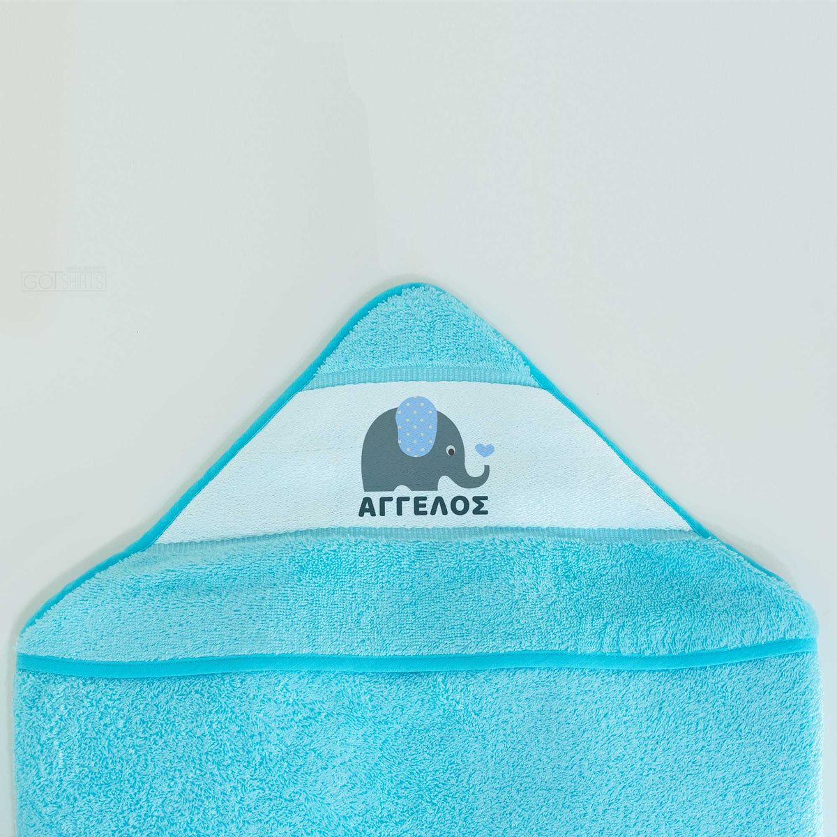 Blue Elephant - Baby Towel - GOTShirts