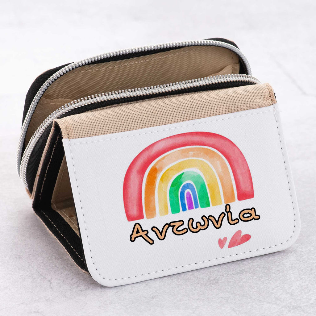 Watercolor Rainbow - Kid's Jean Wallet - GOTShirts