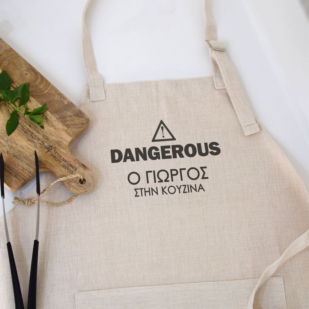 Danger In The Kitchen - Cooking Apron - GOTShirts
