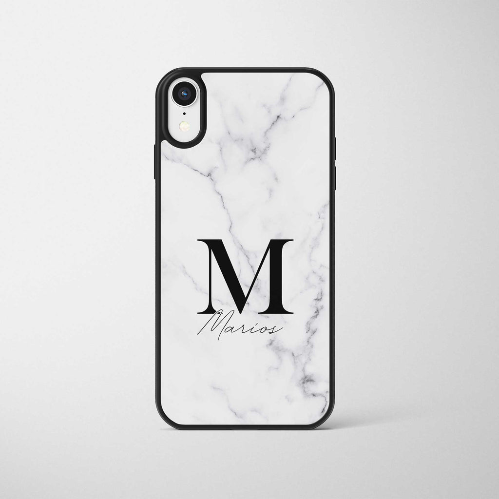 Name & Letter Gray - Phone Case