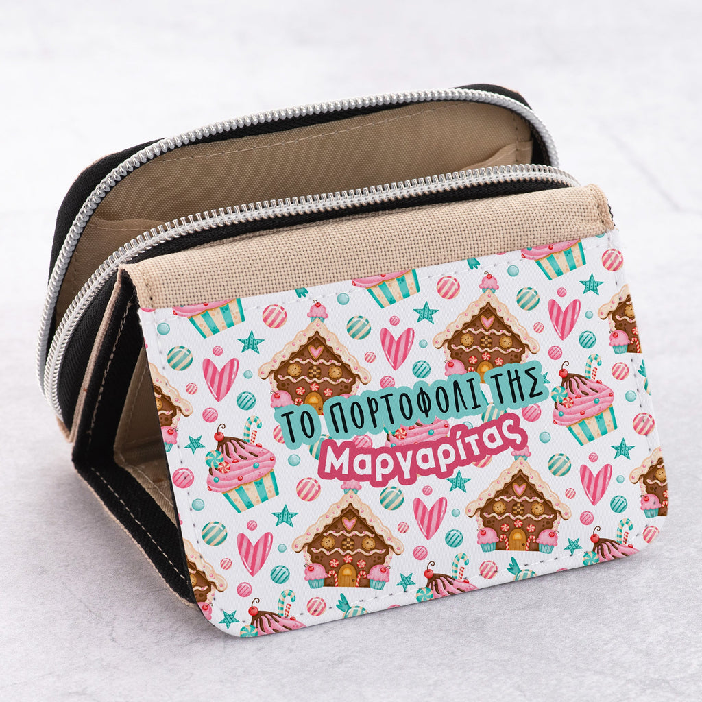 Christmas Cakes Pattern - Kid's Jean Wallet - GOTShirts