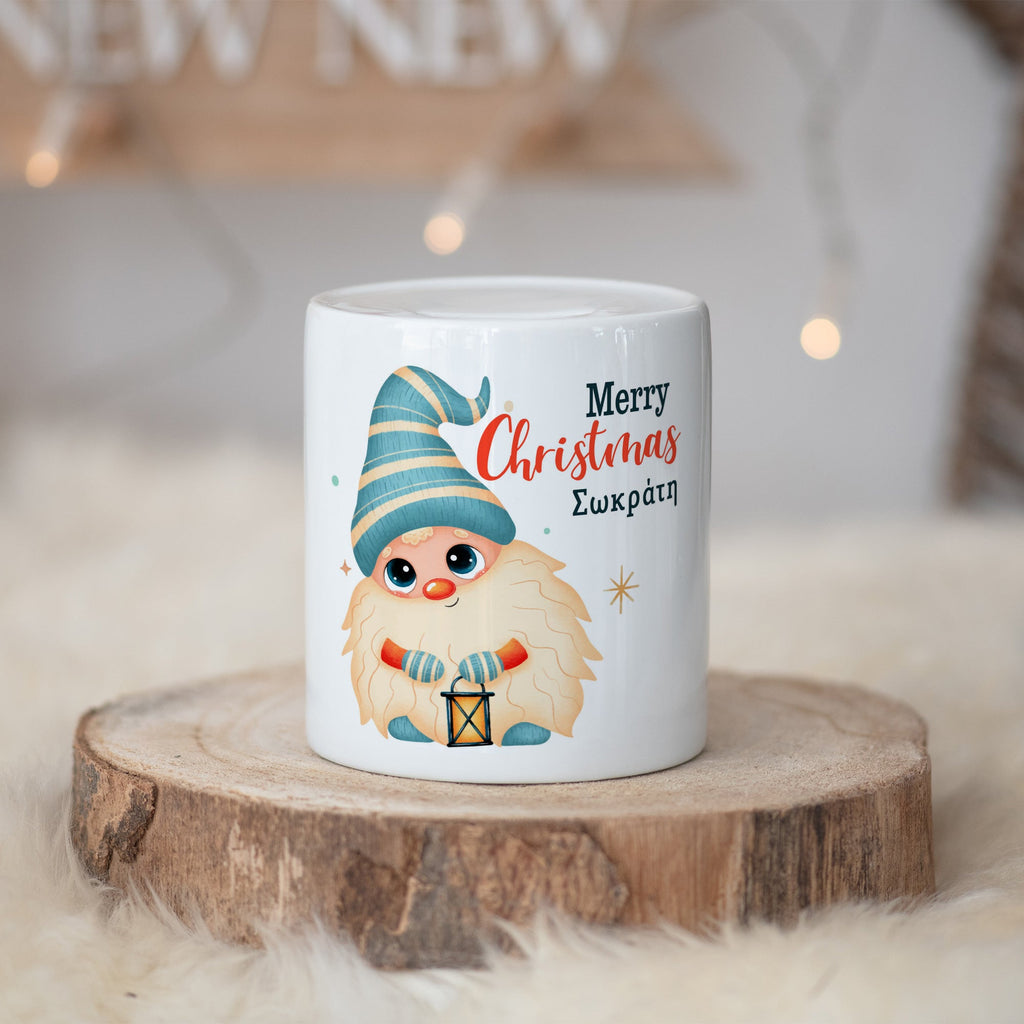 Christmas Gnome - Ceramic Money Bank - GOTShirts