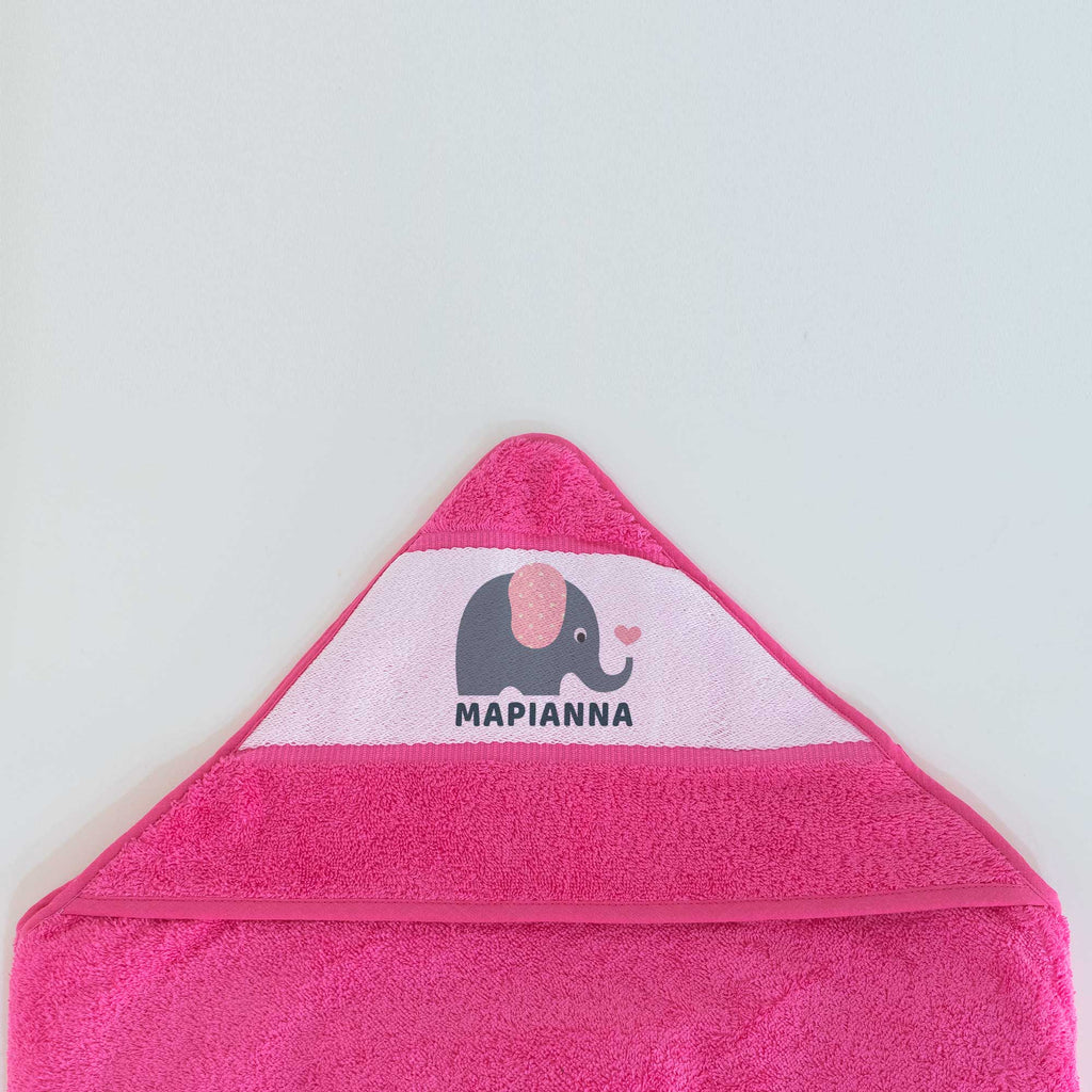Pink Elephant - Baby Towel