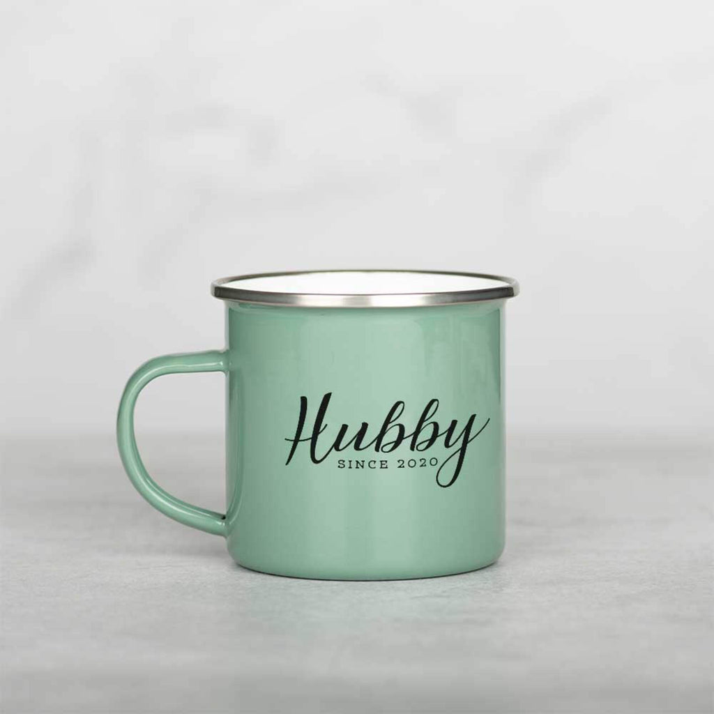 Hubby - Colored Enamel Stainless Steel Mug