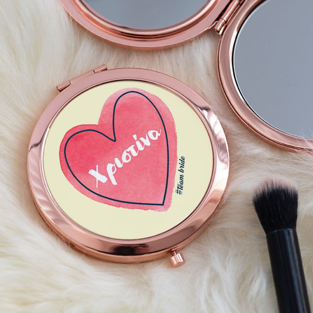 Red Heart - Compact Mirror