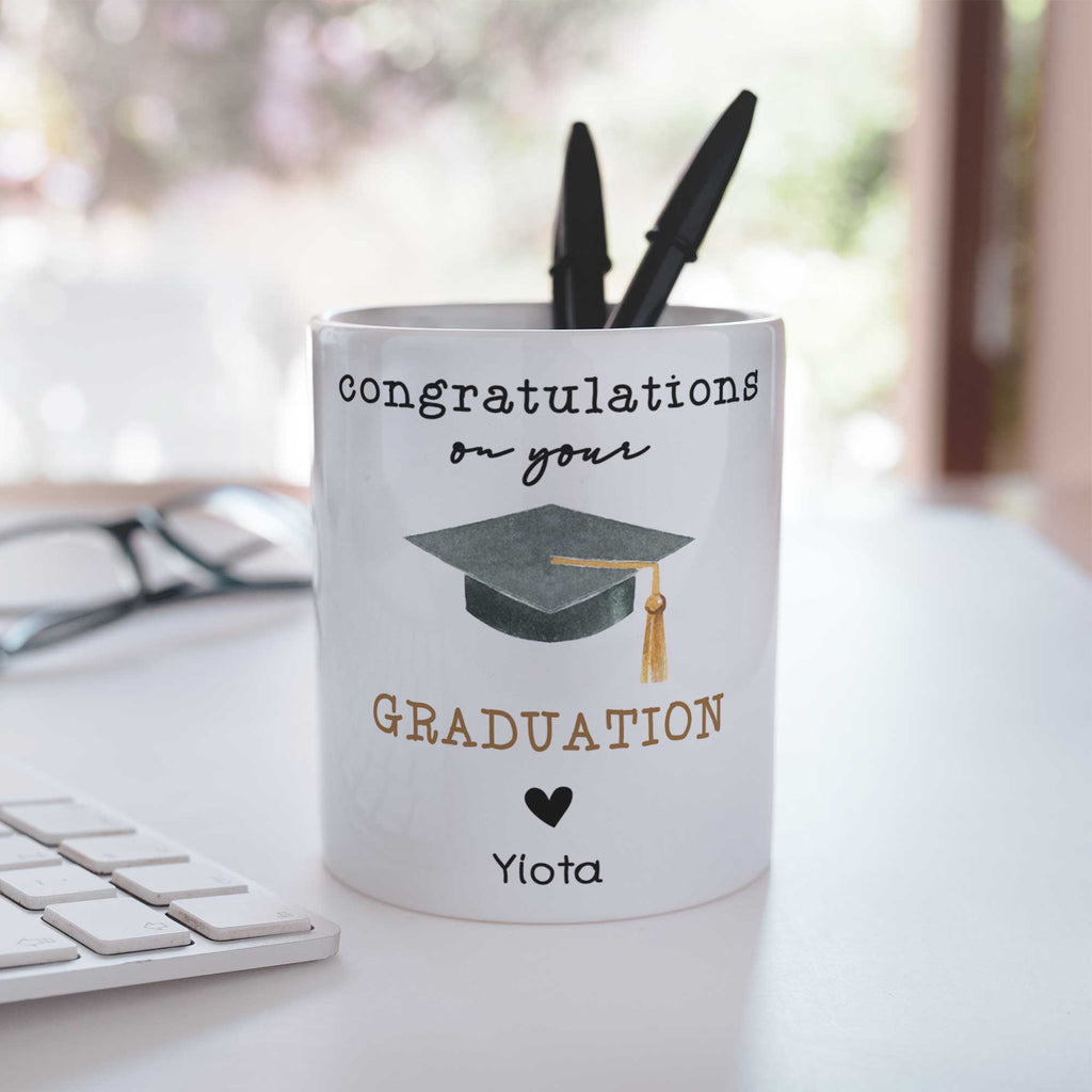 Congratulations On Your Graduation - Ceramic Pencil Holder