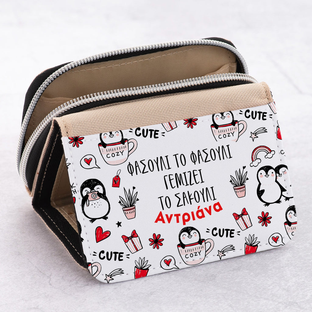 Penguins Pattern - Kid's Jean Wallet - GOTShirts